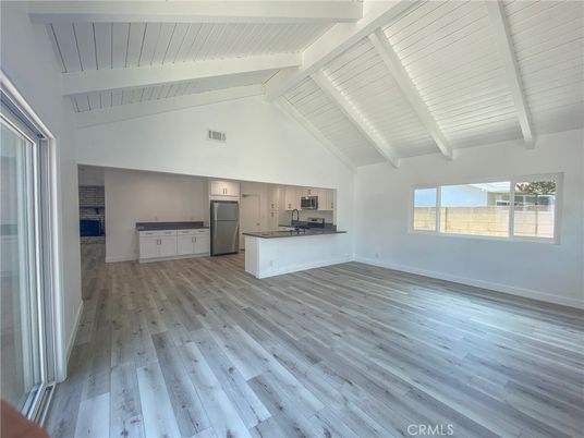 Empty room, Interior, Kitchen, Wood Texture Flooring