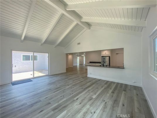 Empty room, Interior, Kitchen, Wood Texture Flooring