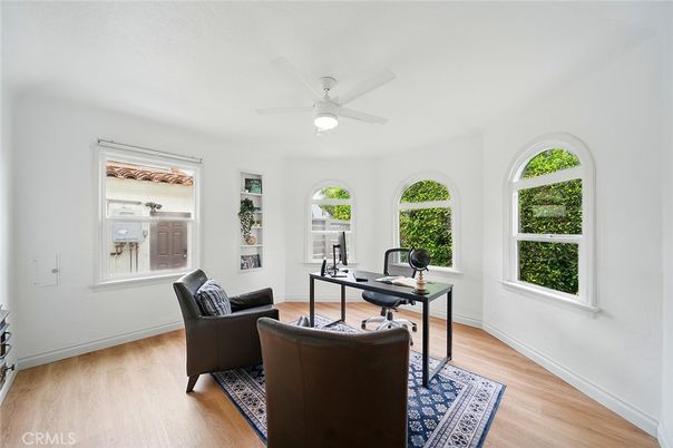 Home Office, Interior, Wood Texture Flooring