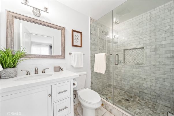 Bathroom, Glass Shower, Interior, Stone Walls