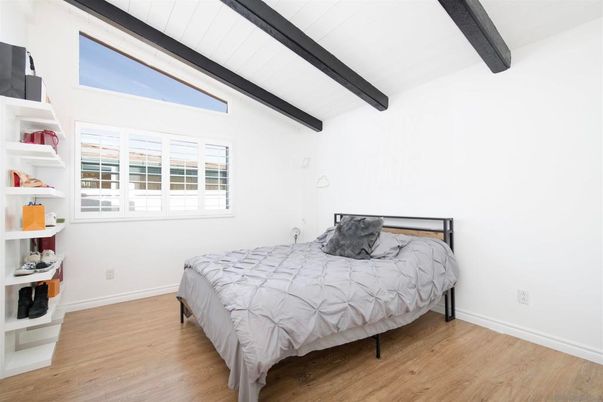 Bedroom, Interior, Wooden Beams, Wood Texture Flooring
