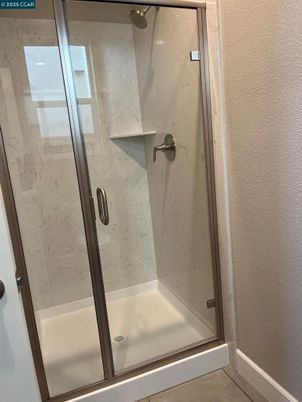 Bathroom, Glass Shower, Interior, Marble Walls