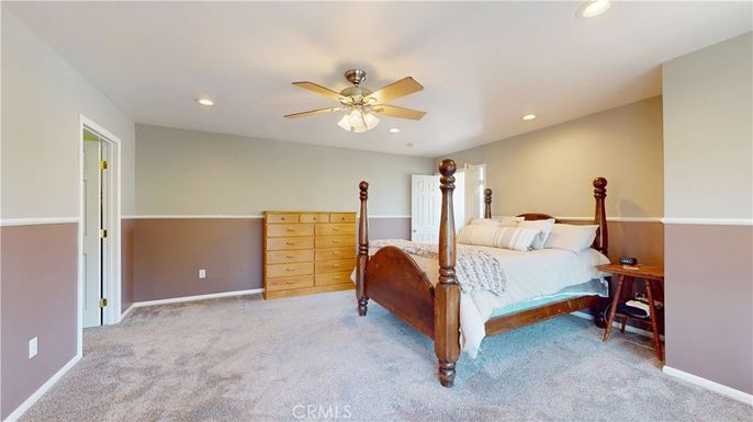 Bedroom, Interior, Recessed Lighting