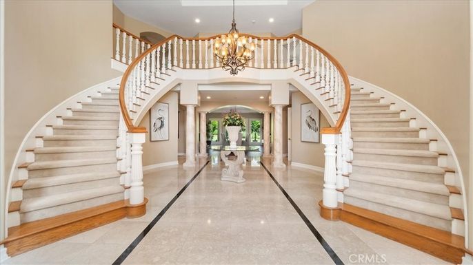 Chandelier, Interior, Recessed Lighting