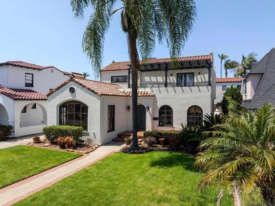 Backyard, Exterior, Facade, Spanish Mediterranean