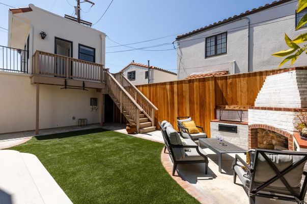 Backyard, Exterior, Fireplace