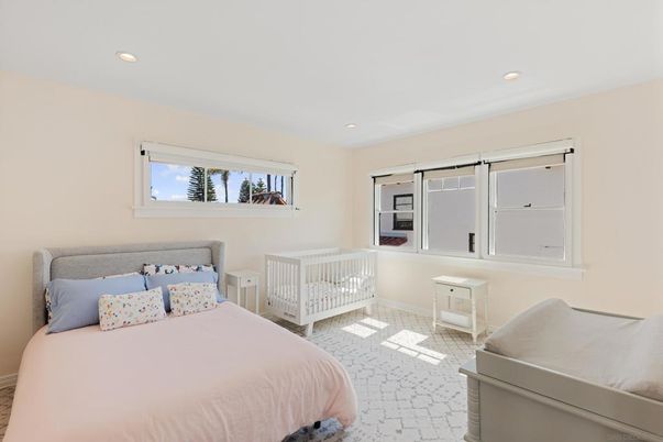 Bedroom, Interior, Recessed Lighting
