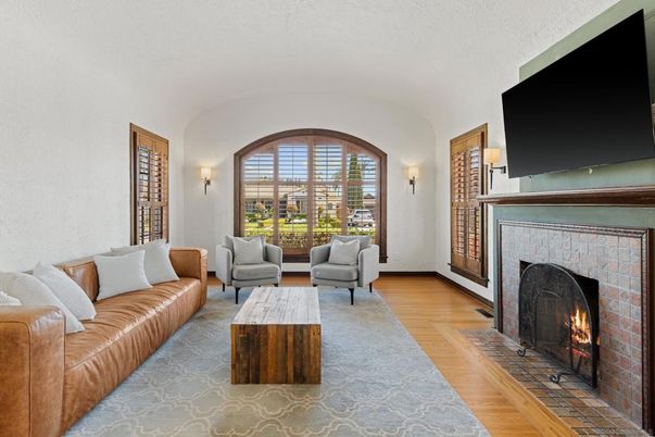 Fireplace, Interior, Living room, Wood Texture Flooring