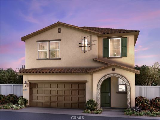 Attached, Exterior, Facade, Mediterranean