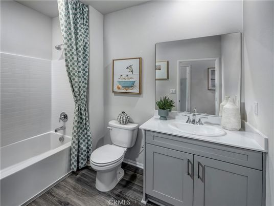 Bathroom, Interior, Wood Texture Flooring