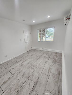 Empty room, Interior, Marble, Recessed Lighting, Wood Texture Flooring