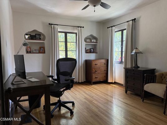 Home Office, Interior, Wood Texture Flooring