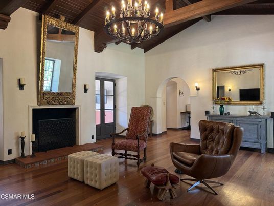 Chandelier, Fireplace, Interior, Wooden Beams, Wooden Ceilings, Wood Texture Flooring