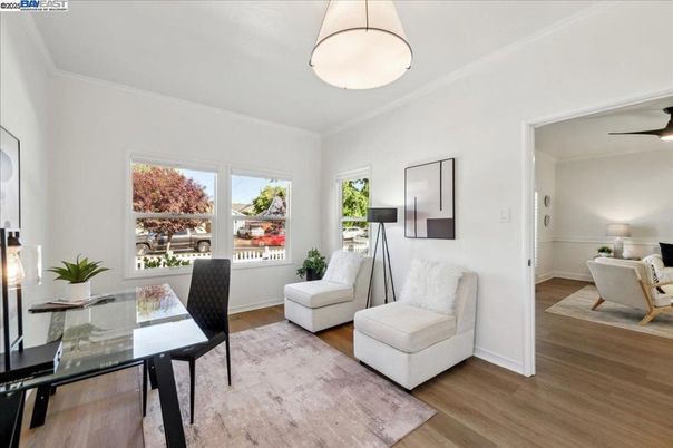 Home Office, Interior, Wood Texture Flooring