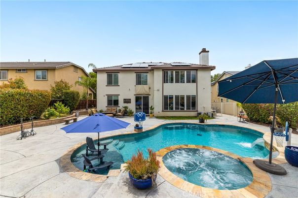 Exterior, Pool, Solar Panels
