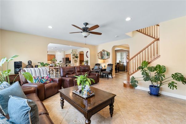 Dining room, Interior, Kitchen, Living room, Recessed Lighting