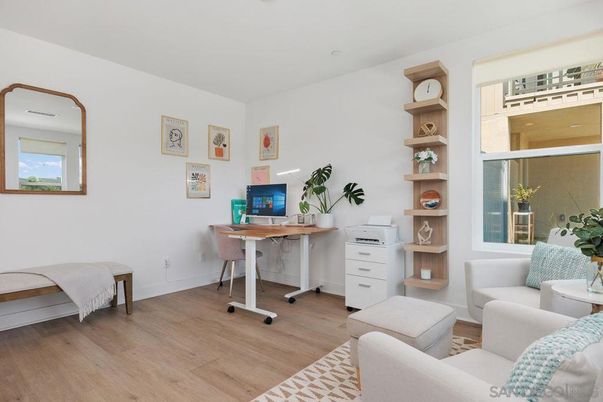 Home Office, Interior, Wood Texture Flooring