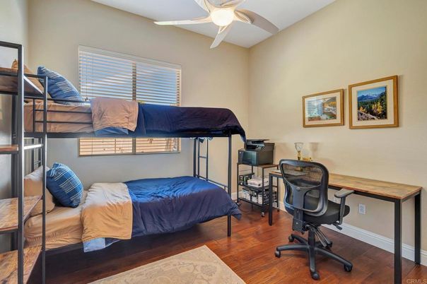 Bedroom, Home Office, Interior, Wood Texture Flooring