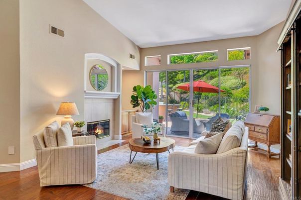 Fireplace, Interior, Living room, Wood Texture Flooring