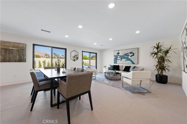 Dining room, Interior, Living room, Recessed Lighting
