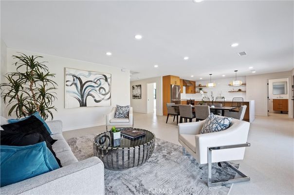 Dining room, Interior, Kitchen, Living room, Pendant Lights, Recessed Lighting