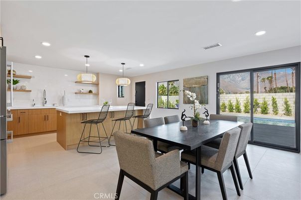 Dining room, Interior, Kitchen, Pendant Lights, Recessed Lighting