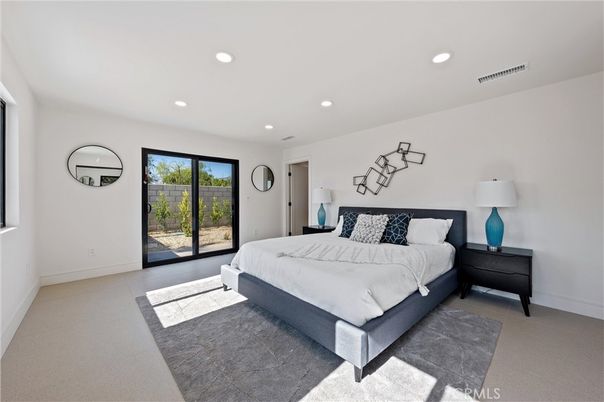 Bedroom, Interior, Recessed Lighting