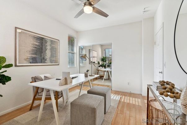 Home Office, Interior, Wood Texture Flooring