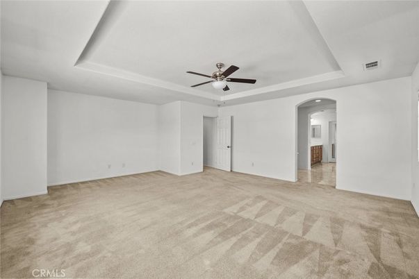 Empty room, Interior, Recessed Lighting