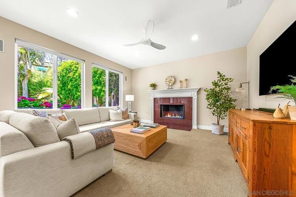 Fireplace, Interior, Living room, Recessed Lighting