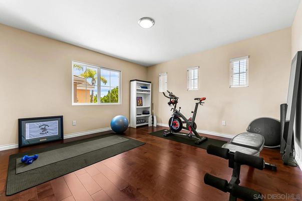 Fitness Equipment, Interior, Wood Texture Flooring
