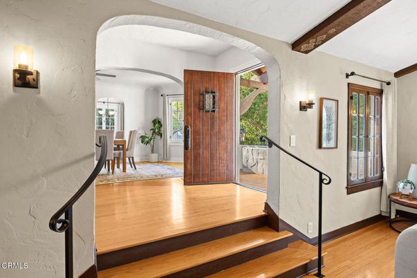 Dining room, Interior, Wooden Beams, Wood Texture Flooring