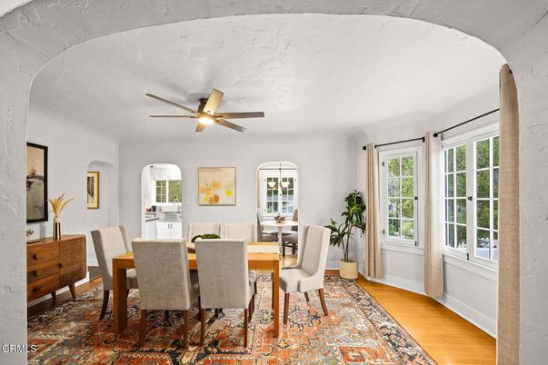 Dining room, Interior, Wood Texture Flooring