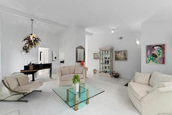 Interior, Living room, Pendant Lights, Piano