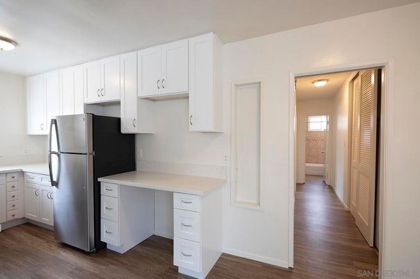 Interior, Kitchen, Wood Texture Flooring