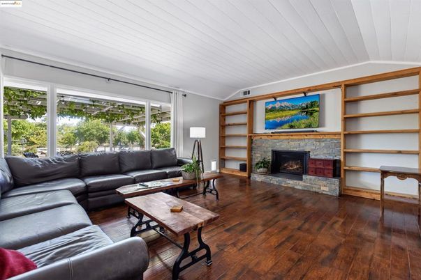 Fireplace, Interior, Living room, Wood Texture Flooring