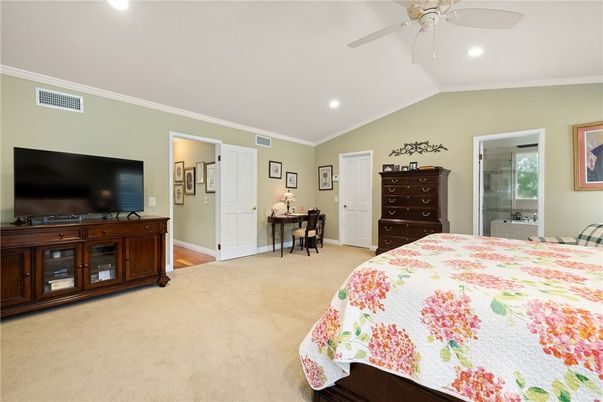 Bedroom, Home Office, Interior, Recessed Lighting