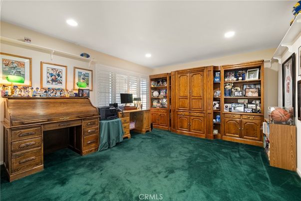 Home Office, Interior, Recessed Lighting