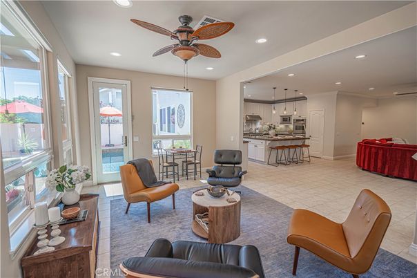 Dining room, Interior, Kitchen, Living room, Pendant Lights, Recessed Lighting
