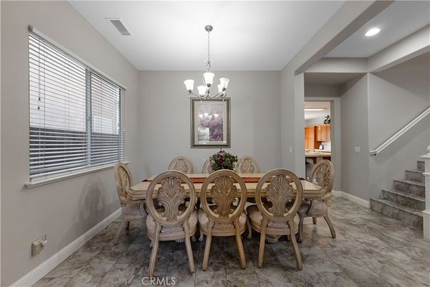 Chandelier, Dining room, Interior, Recessed Lighting