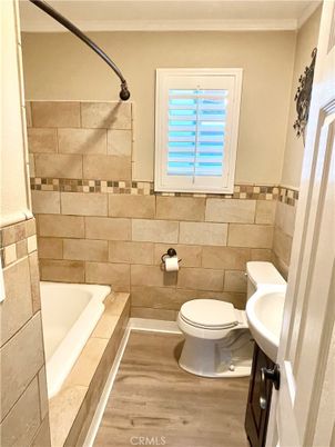 Bathroom, Interior, Wood Texture Flooring
