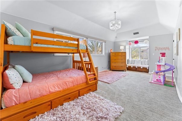 Bedroom, Chandelier, Interior