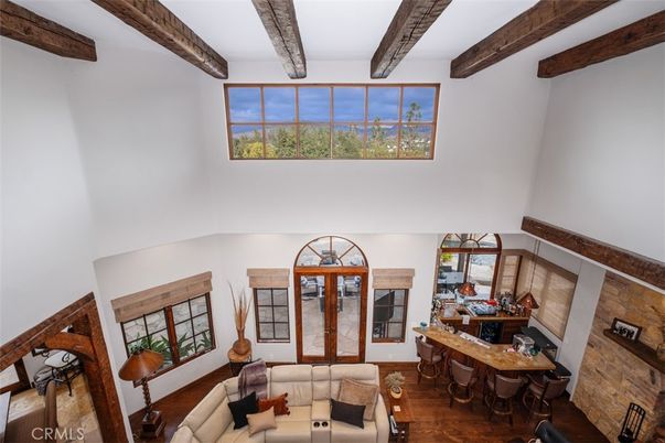 Interior, Living room, Wooden Beams, Wood Texture Flooring
