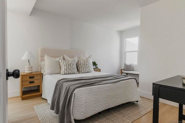 Bedroom, Interior, Wood Texture Flooring