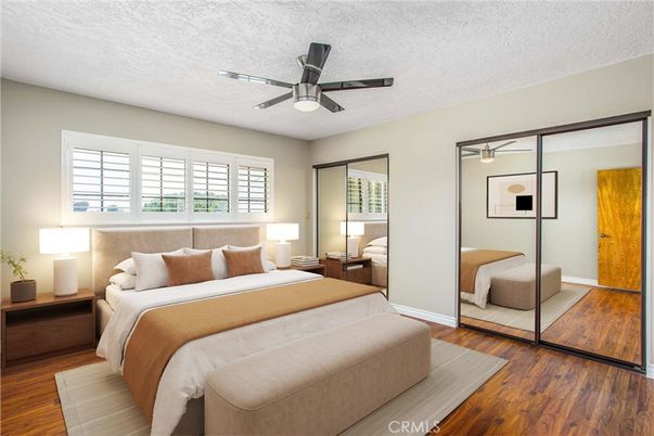Bedroom, Interior, Wood Texture Flooring