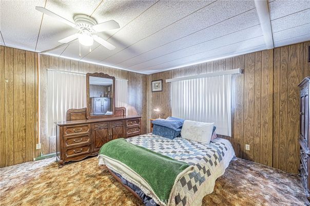 Bedroom, Interior, Wooden Walls