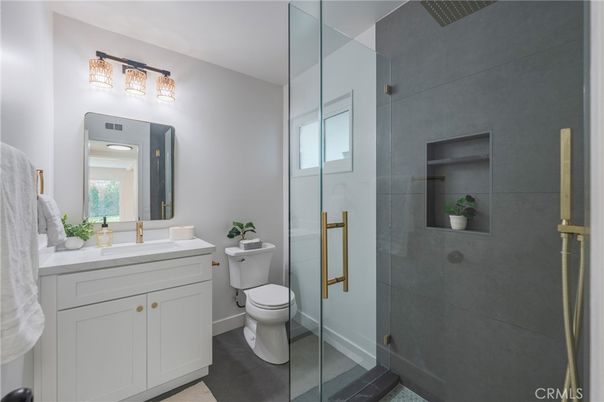 Bathroom, Glass Shower, Interior