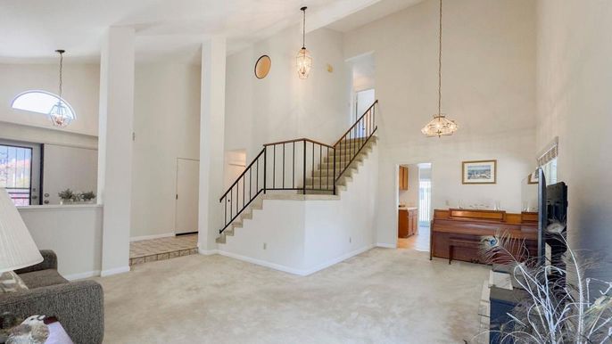 Interior, Pendant Lights, Piano