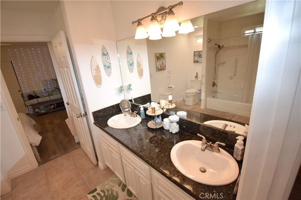 Bathroom, Dual Sink Vanities, Interior, Wood Texture Flooring