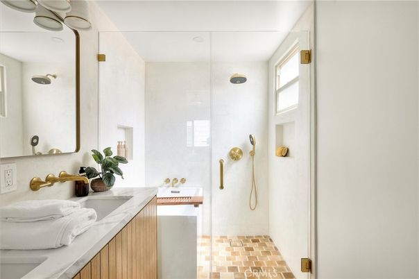 Bathroom, Glass Shower, Interior